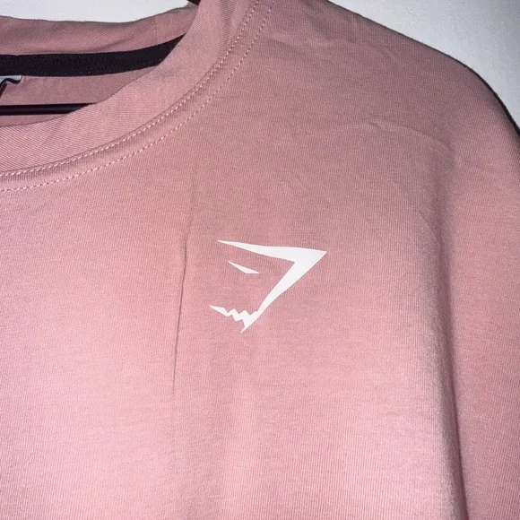 Gymshark Mens Pink Oversized T-Shirt - Picture 3 of 4